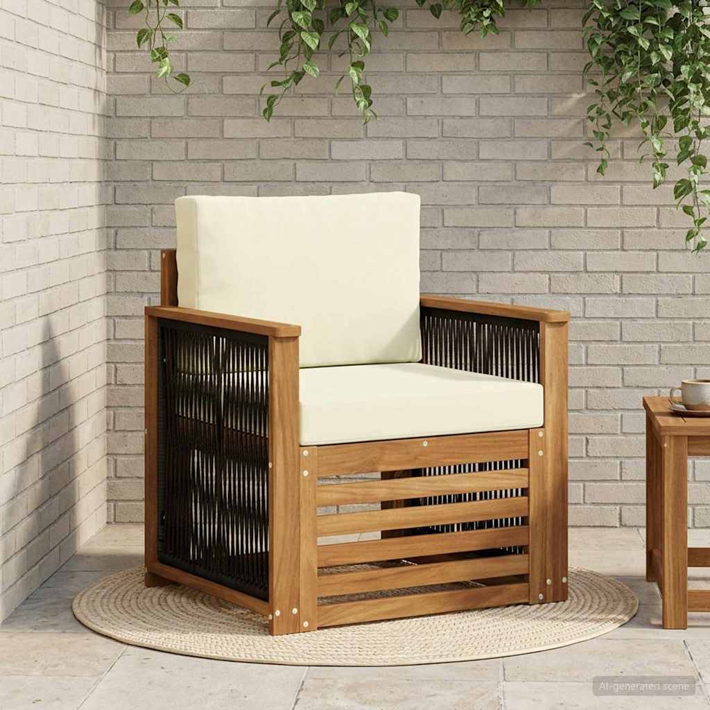 Udendørs Mellem Sofa Naturfarvet