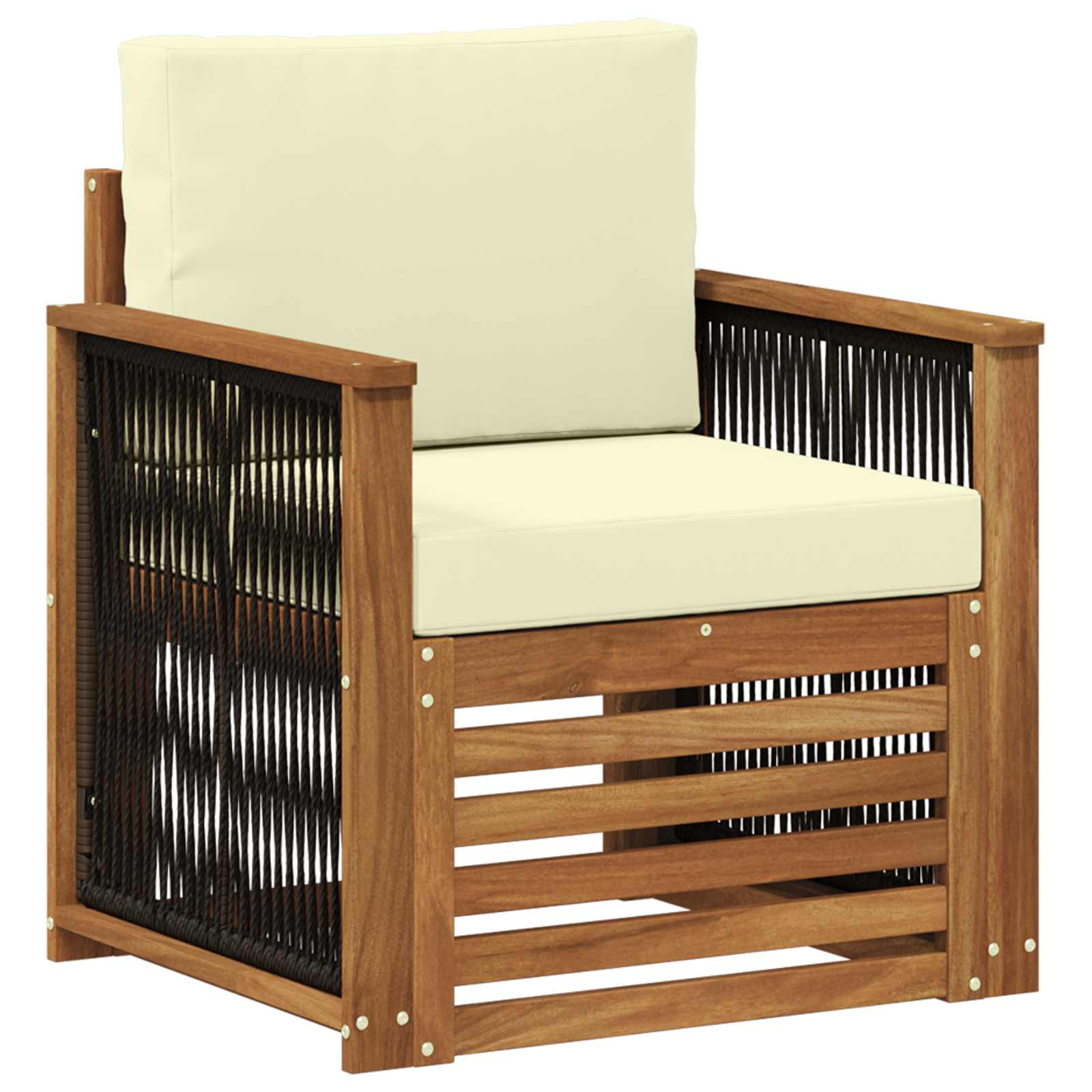 Udendørs Mellem Sofa Naturfarvet