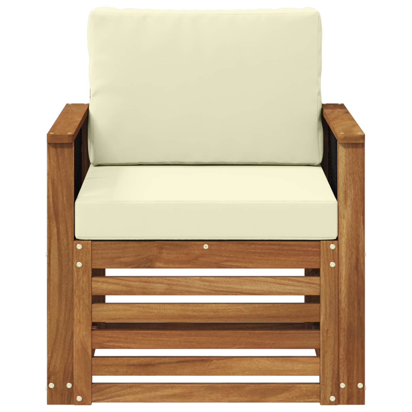 Udendørs Mellem Sofa Naturfarvet
