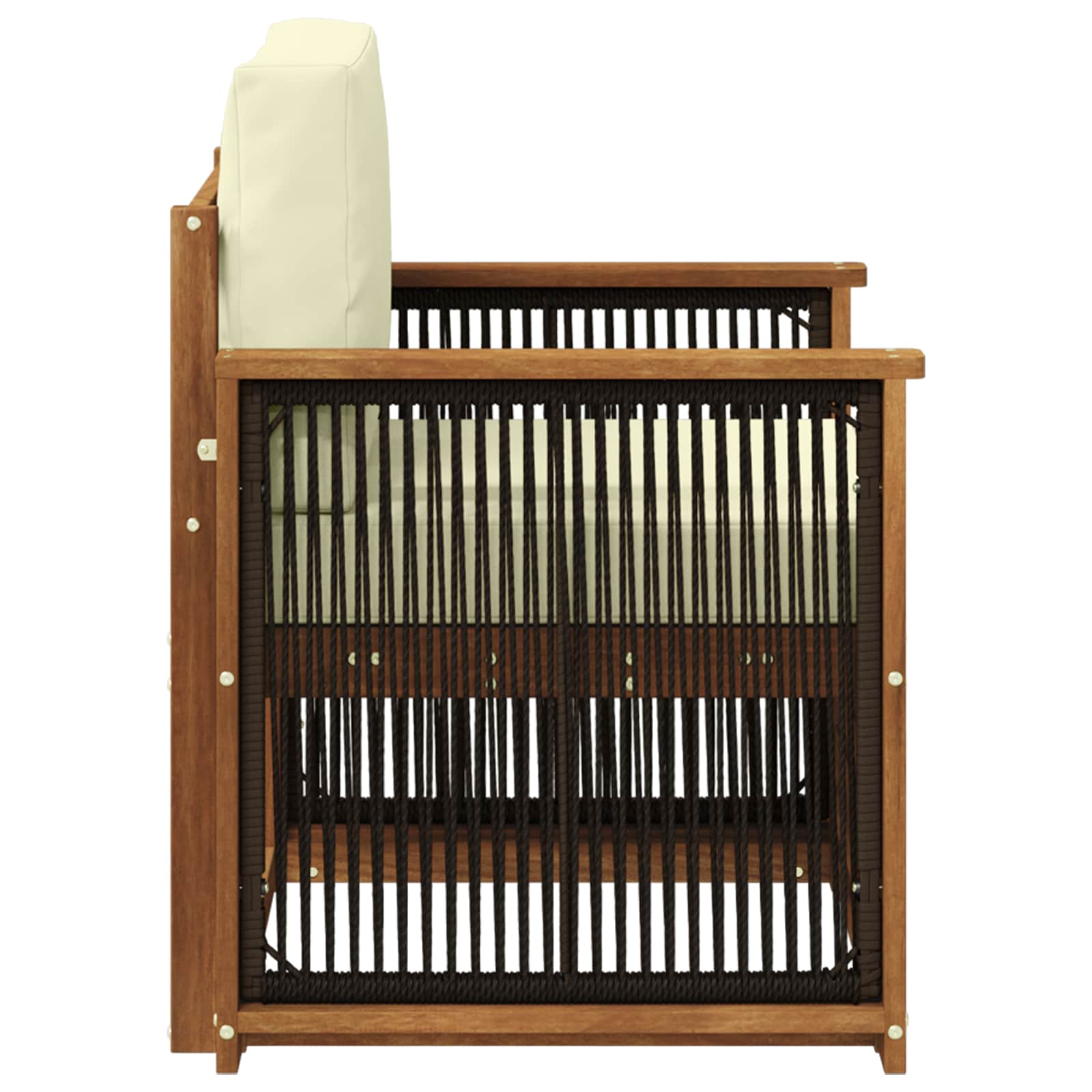 Udendørs Mellem Sofa Naturfarvet