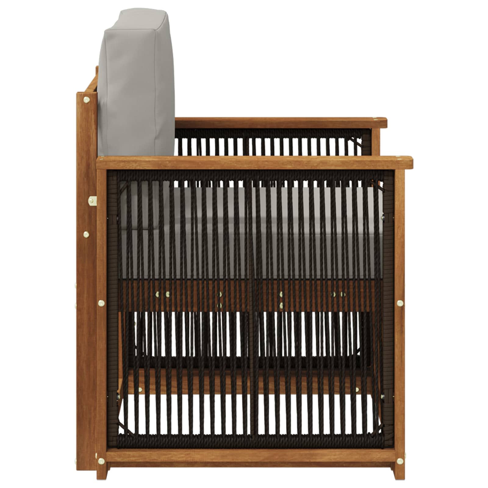 Udendørs Mellem Sofa Naturfarvet