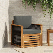 Udendørs Mellem Sofa Naturfarvet