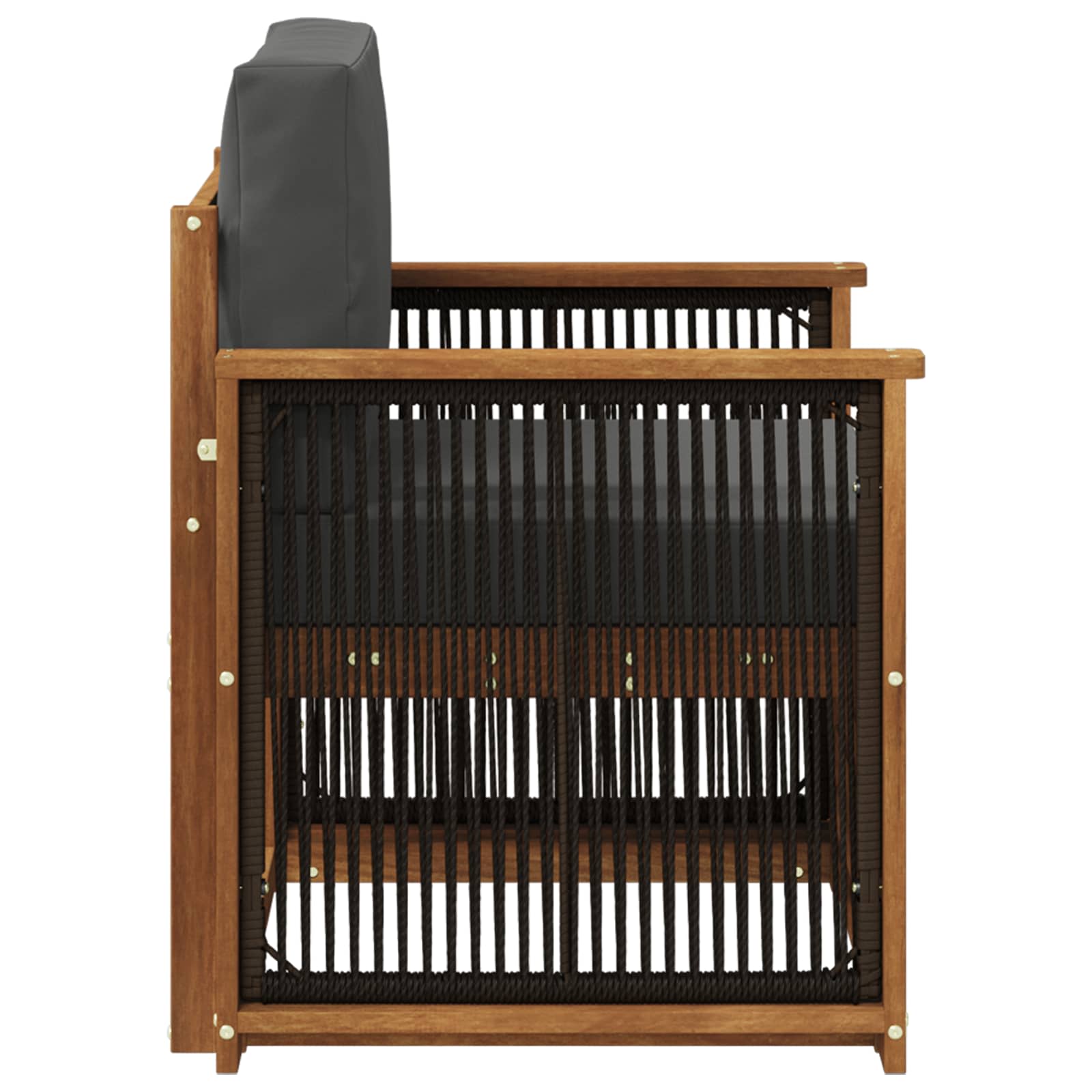 Udendørs Mellem Sofa Naturfarvet