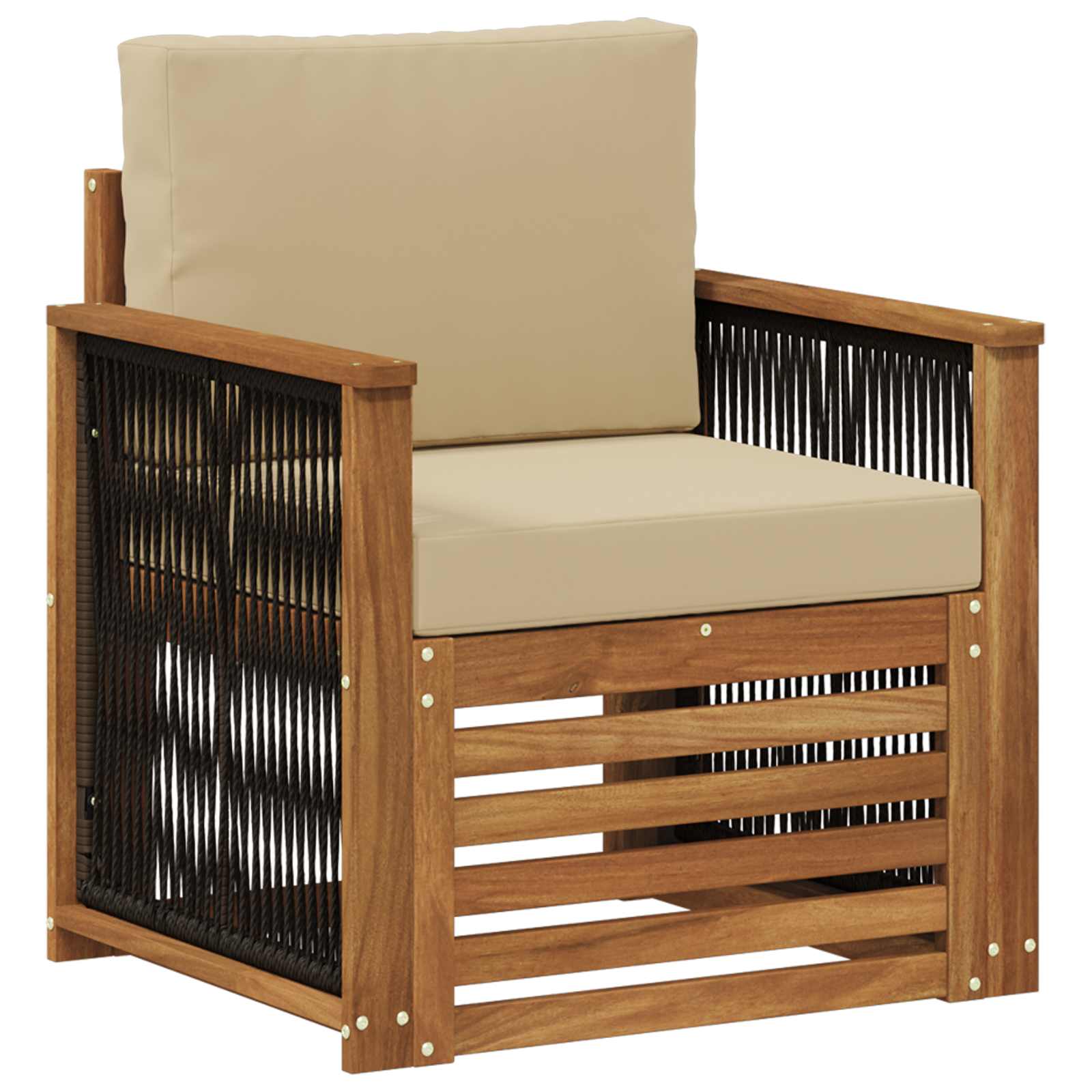 Udendørs Mellem Sofa Naturfarvet