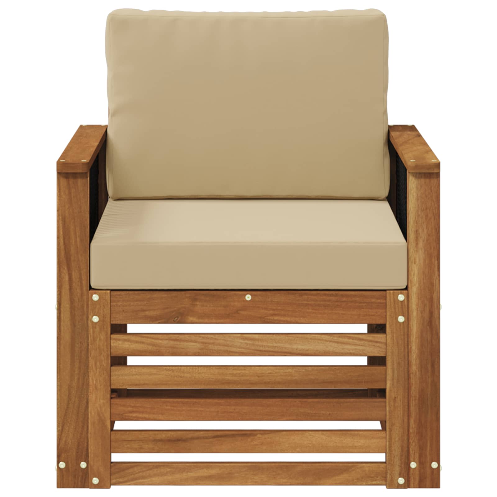 Udendørs Mellem Sofa Naturfarvet