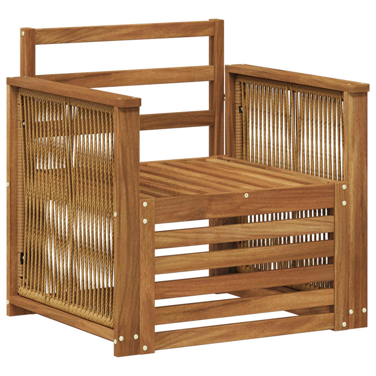 Udendørs Mellem Sofa Naturfarvet