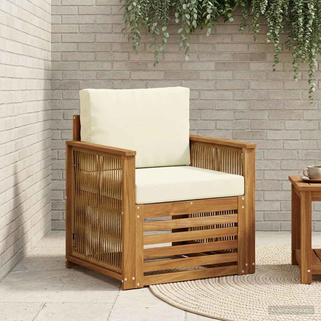 Udendørs Mellem Sofa Naturfarvet