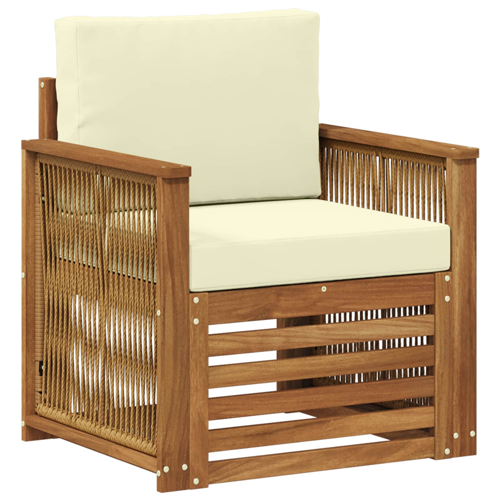 Udendørs Mellem Sofa Naturfarvet