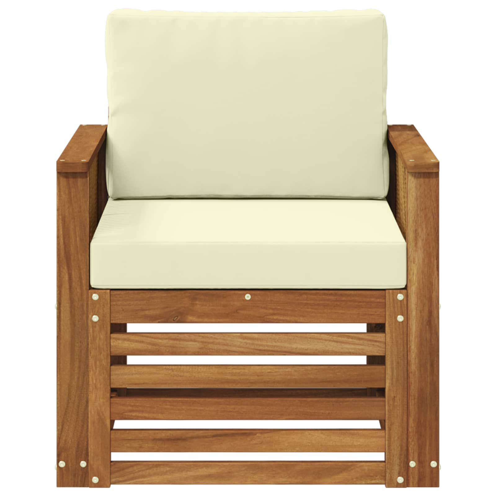 Udendørs Mellem Sofa Naturfarvet