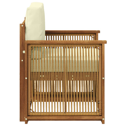 Udendørs Mellem Sofa Naturfarvet