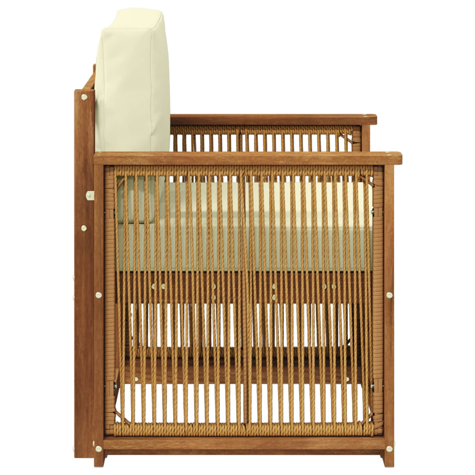 Udendørs Mellem Sofa Naturfarvet