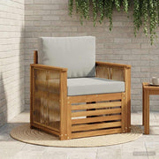 Udendørs Mellem Sofa Naturfarvet