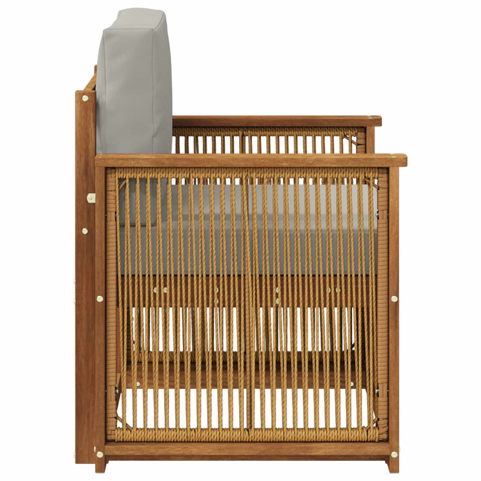 Udendørs Mellem Sofa Naturfarvet