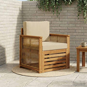 Udendørs Mellem Sofa Naturfarvet