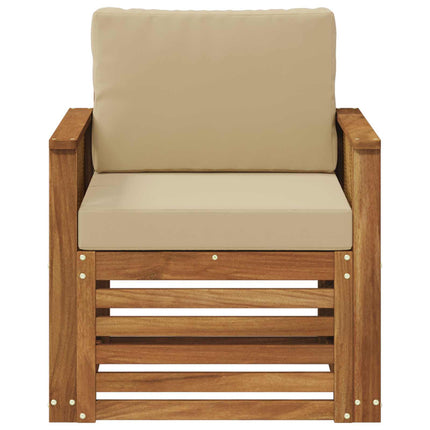 Udendørs Mellem Sofa Naturfarvet