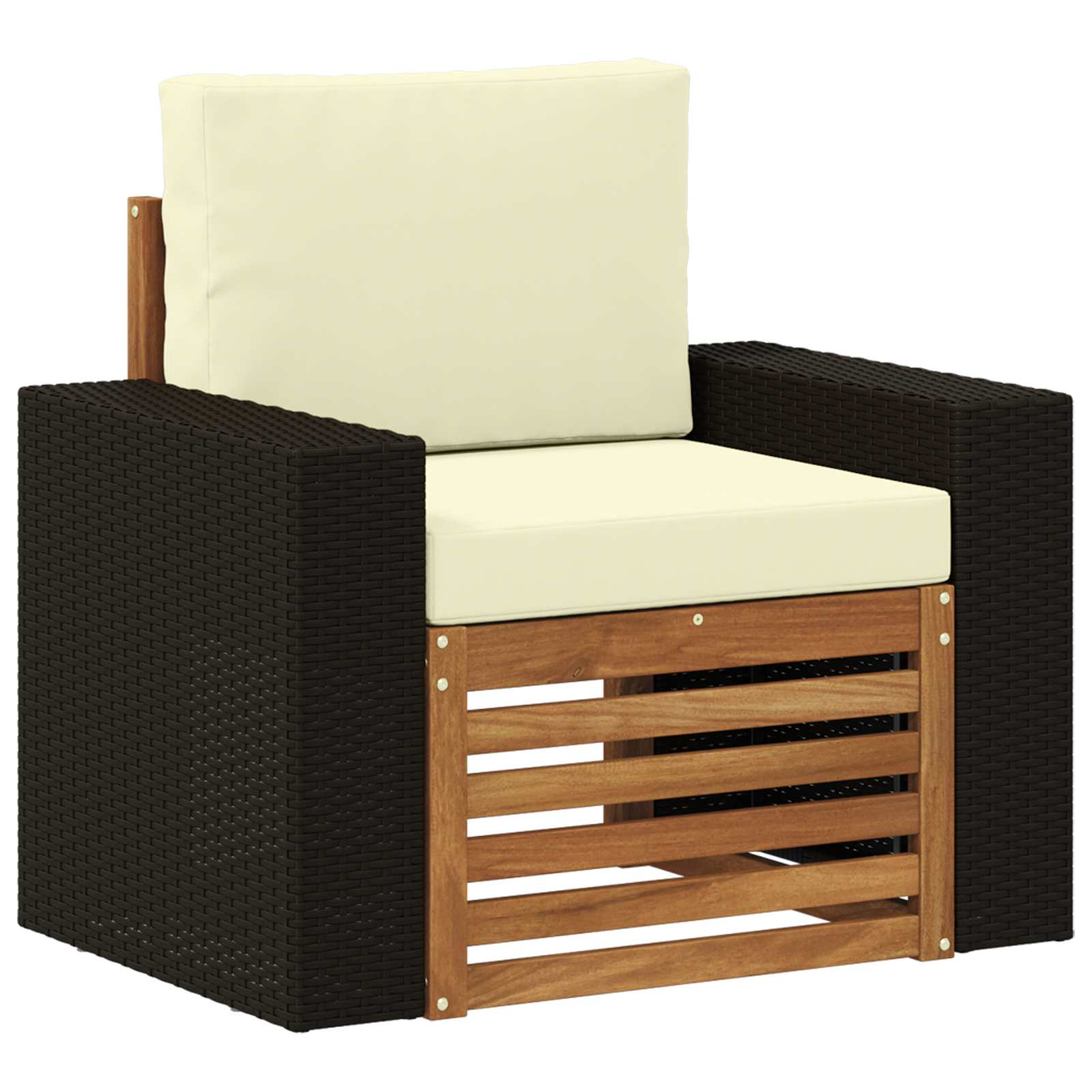 Udendørs Mellem Sofa Naturfarvet