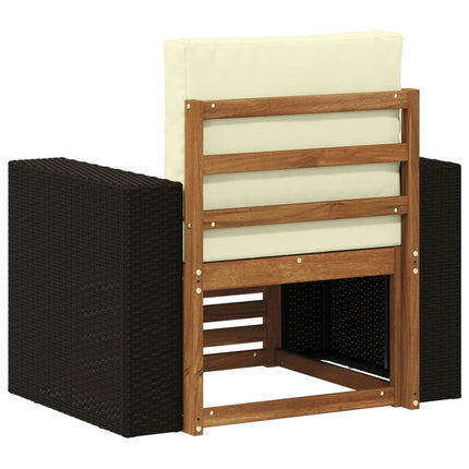 Udendørs Mellem Sofa Naturfarvet
