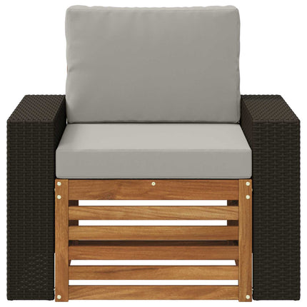 Udendørs Mellem Sofa Naturfarvet