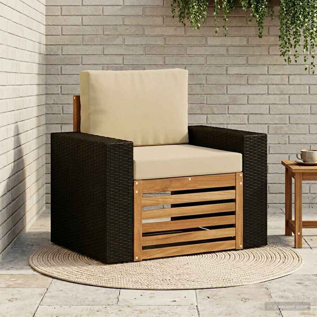 Udendørs Mellem Sofa Naturfarvet