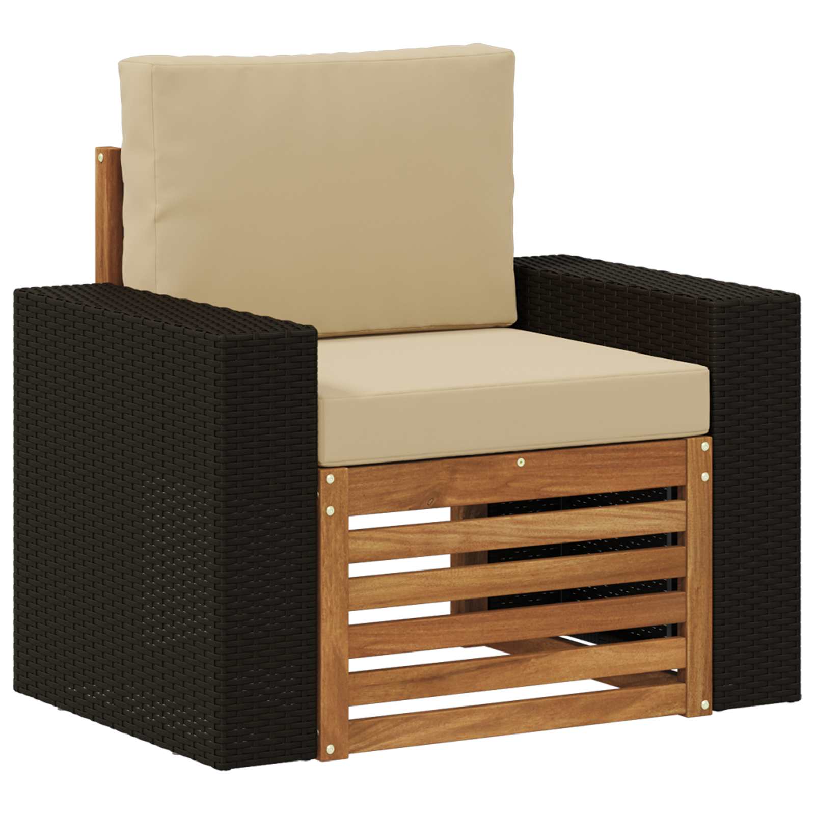 Udendørs Mellem Sofa Naturfarvet