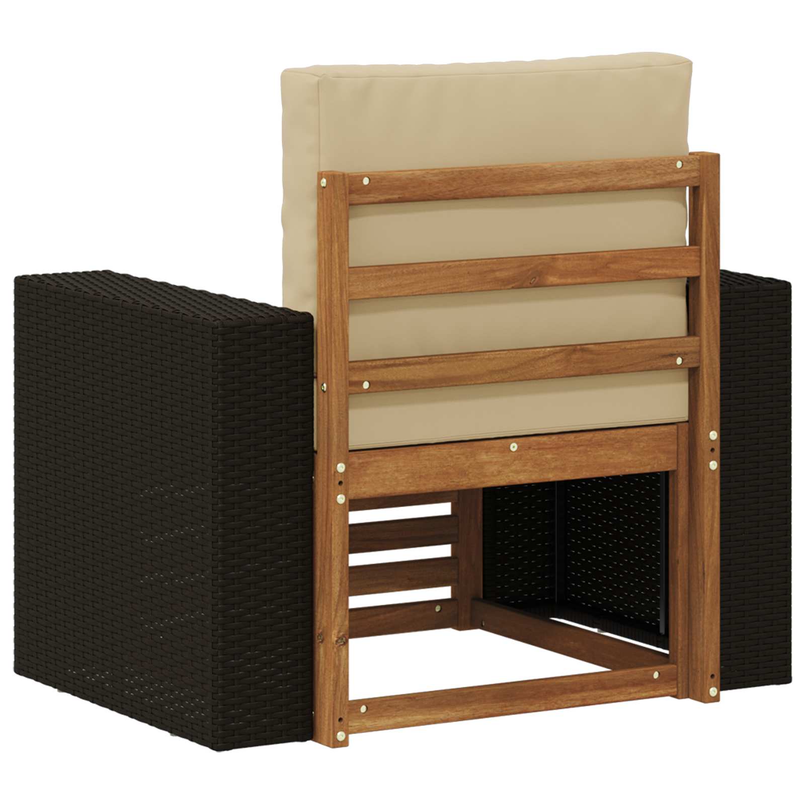 Udendørs Mellem Sofa Naturfarvet