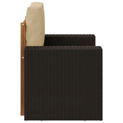 Udendørs Mellem Sofa Naturfarvet