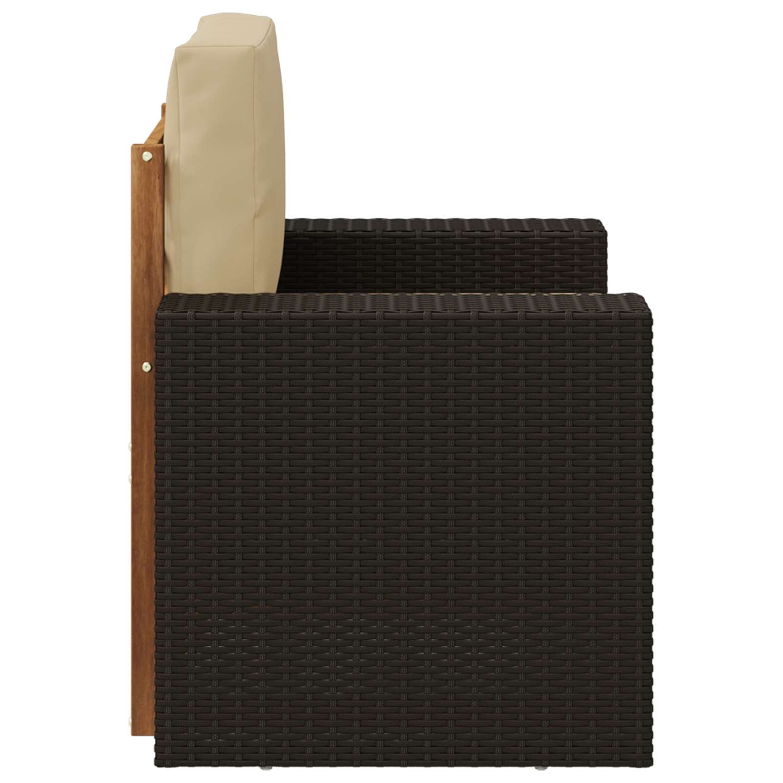 Udendørs Mellem Sofa Naturfarvet