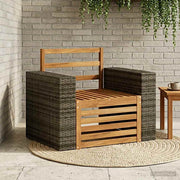 Udendørs Mellem Sofa Naturfarvet