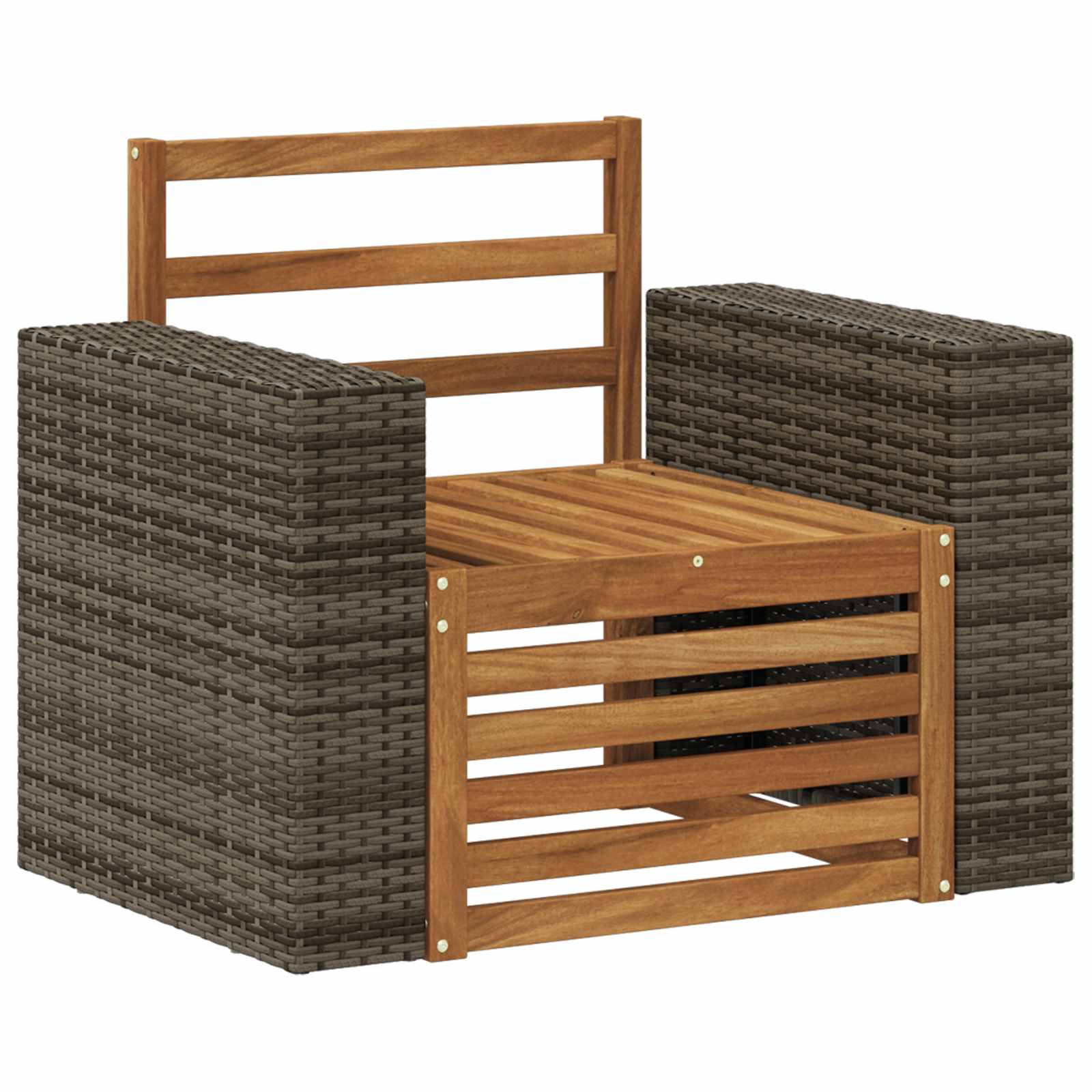 Udendørs Mellem Sofa Naturfarvet