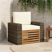 Udendørs Mellem Sofa Naturfarvet
