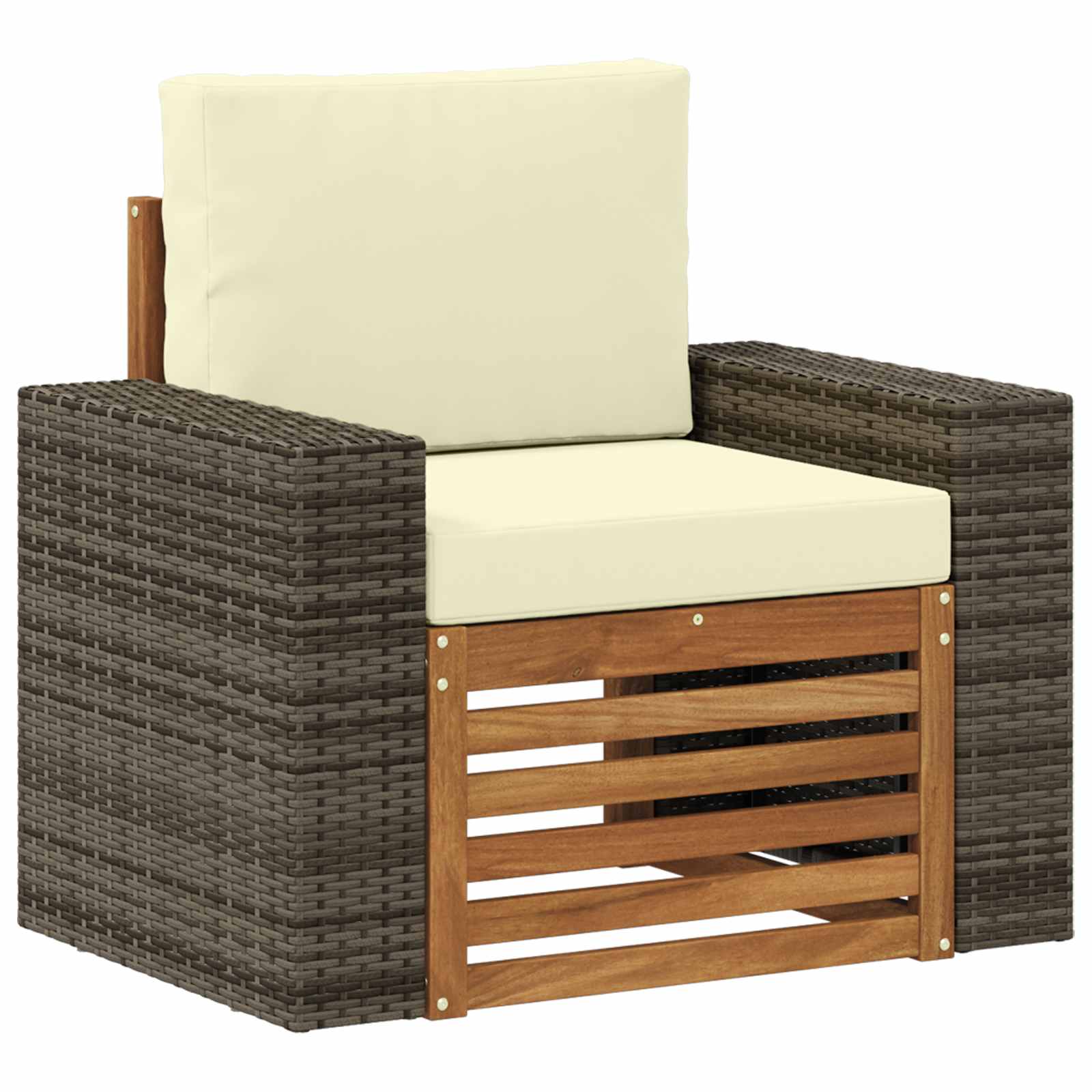 Udendørs Mellem Sofa Naturfarvet