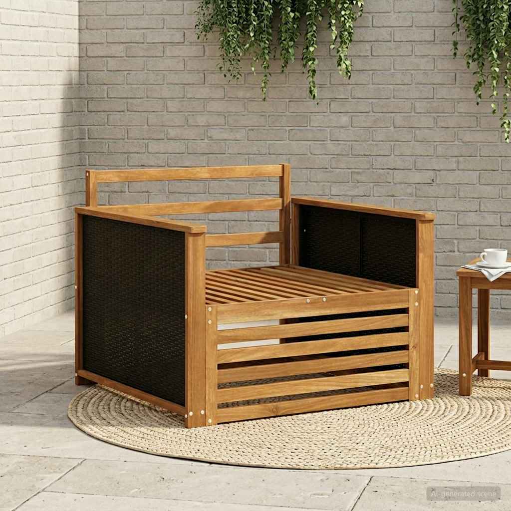 Udendørs Mellem Sofa Naturfarvet