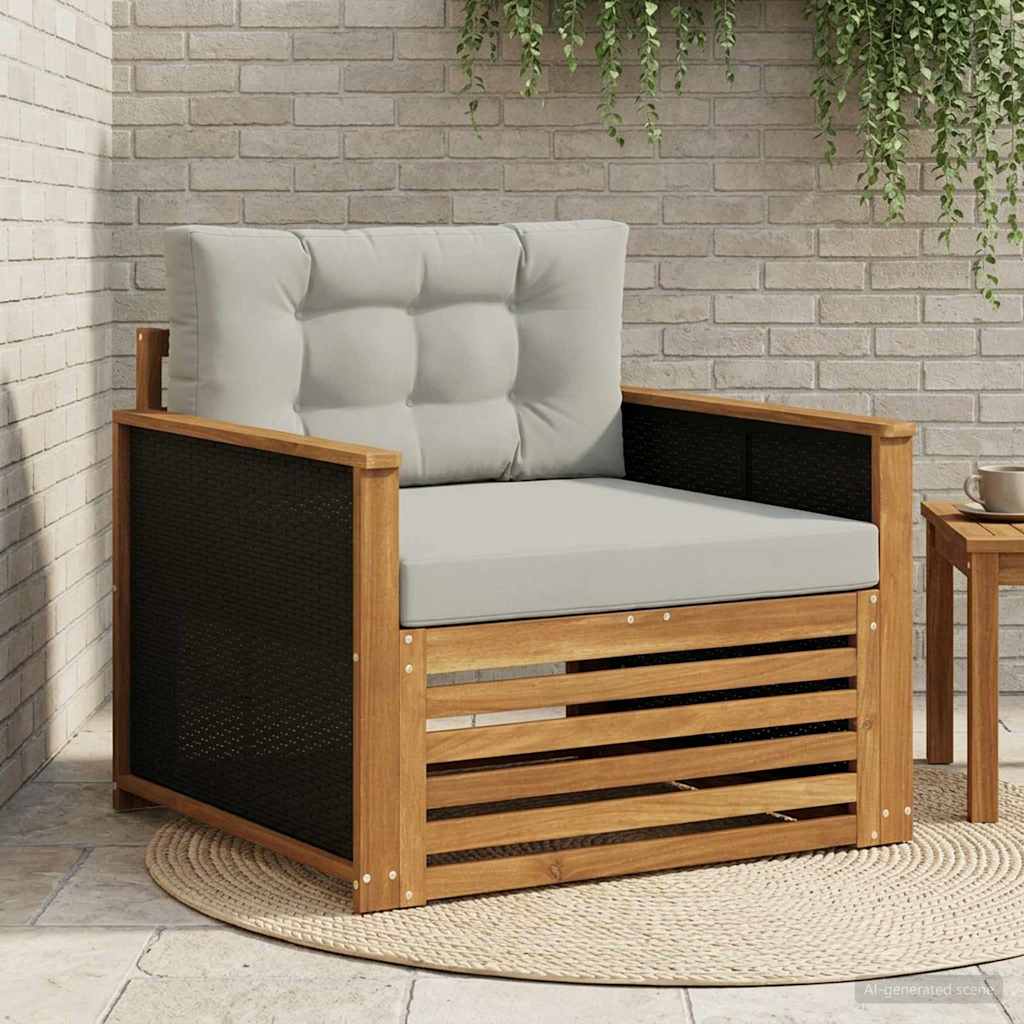 Udendørs Mellem Sofa Naturfarvet
