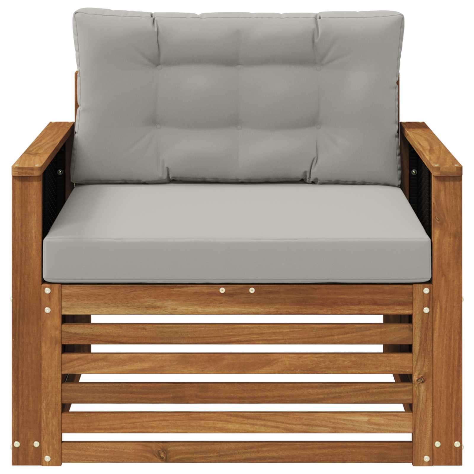 Udendørs Mellem Sofa Naturfarvet