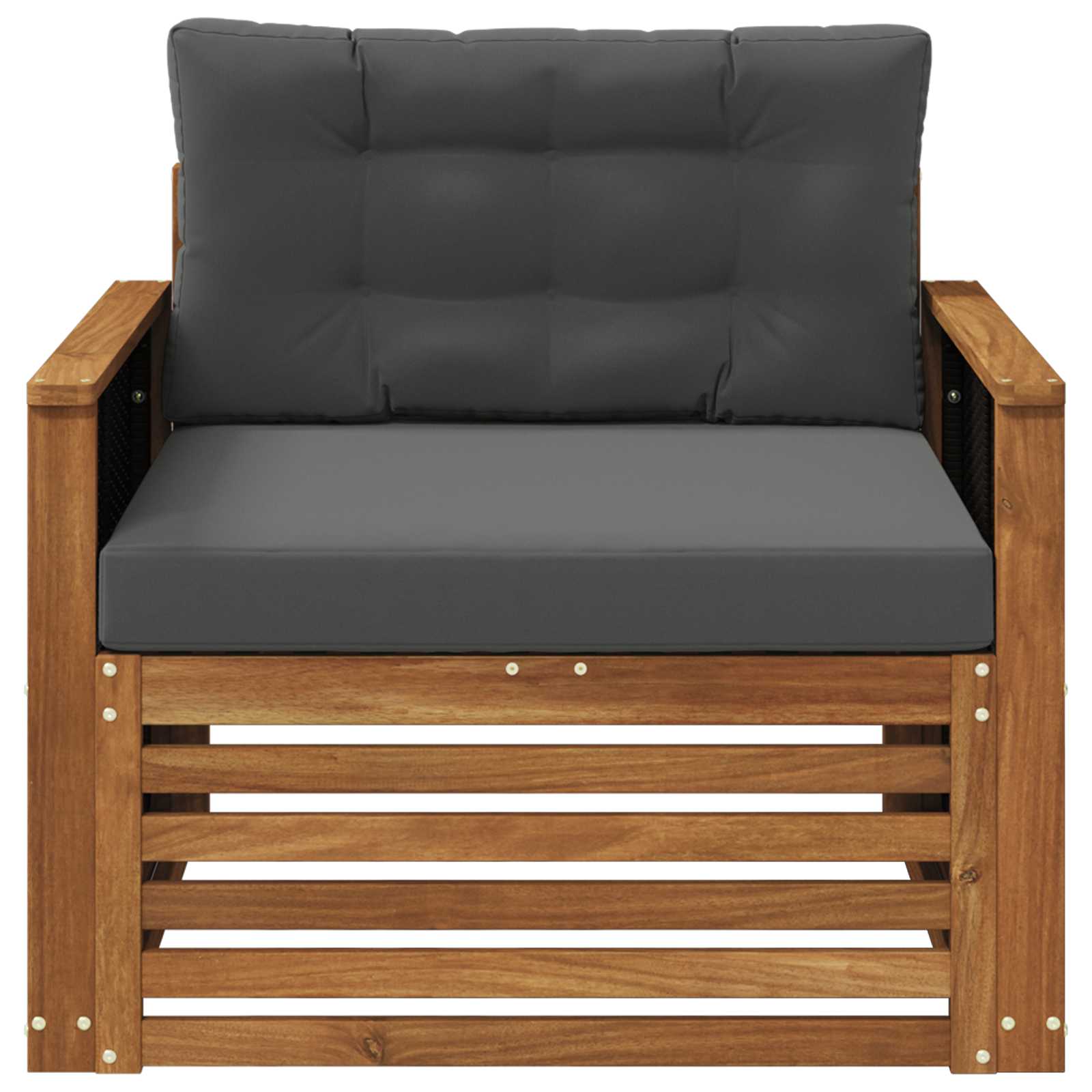 Udendørs Mellem Sofa Naturfarvet