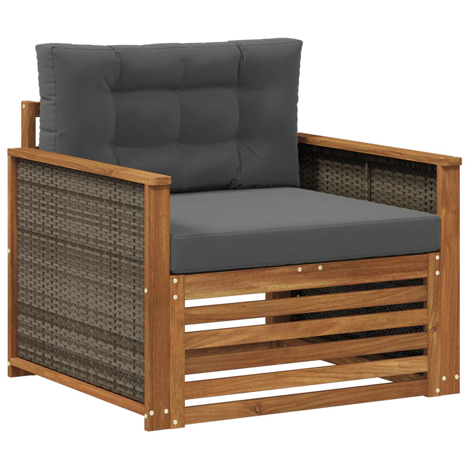 Udendørs Mellem Sofa Naturfarvet