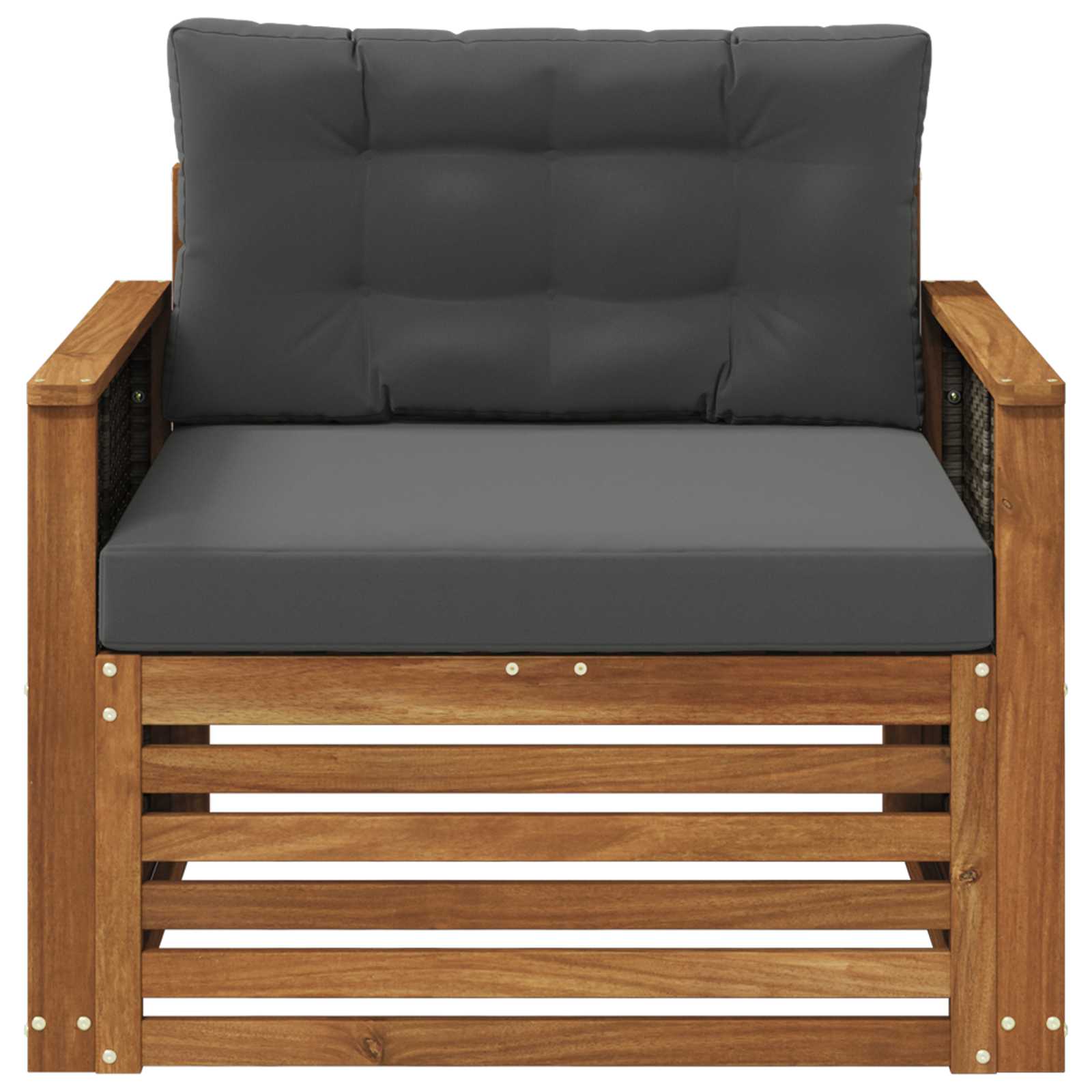 Udendørs Mellem Sofa Naturfarvet