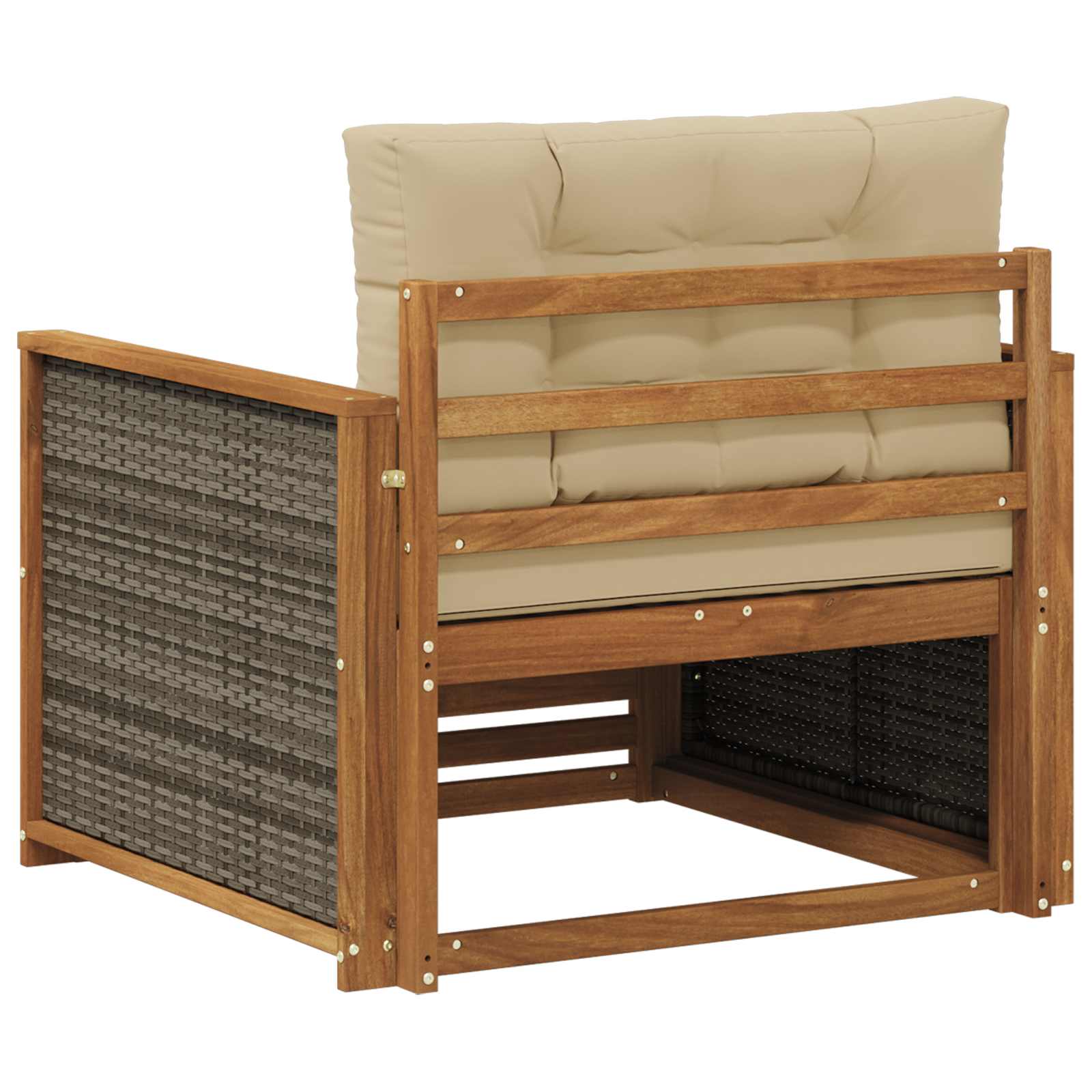 Udendørs Mellem Sofa Naturfarvet