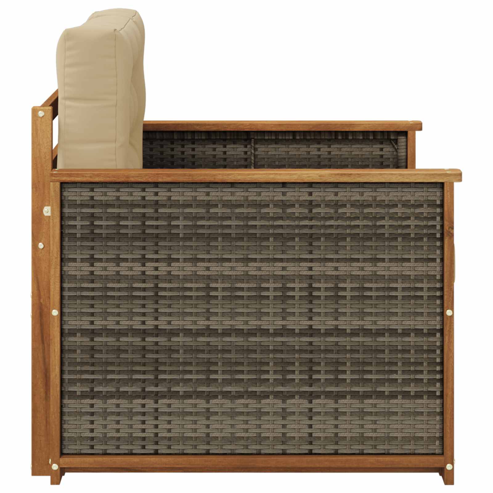 Udendørs Mellem Sofa Naturfarvet