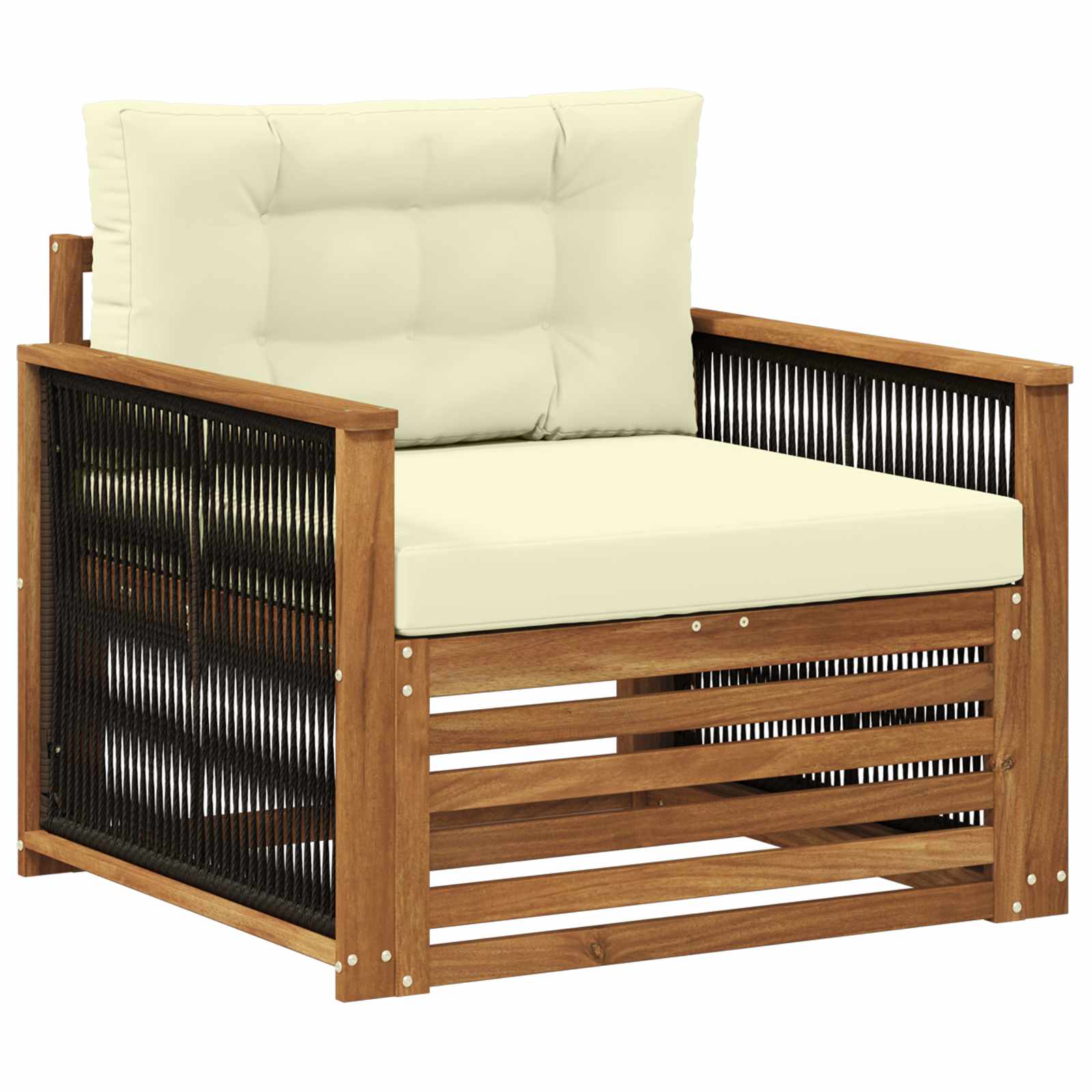 Udendørs Mellem Sofa Naturfarvet