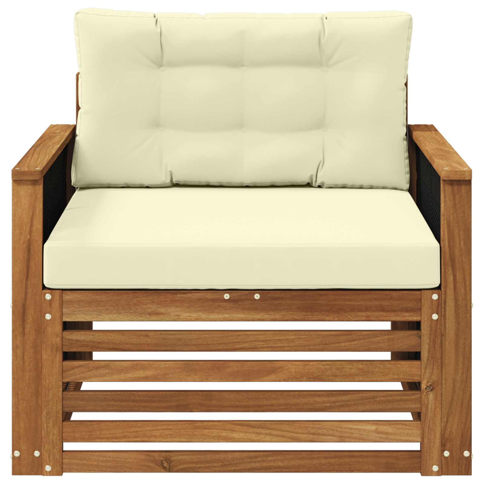 Udendørs Mellem Sofa Naturfarvet