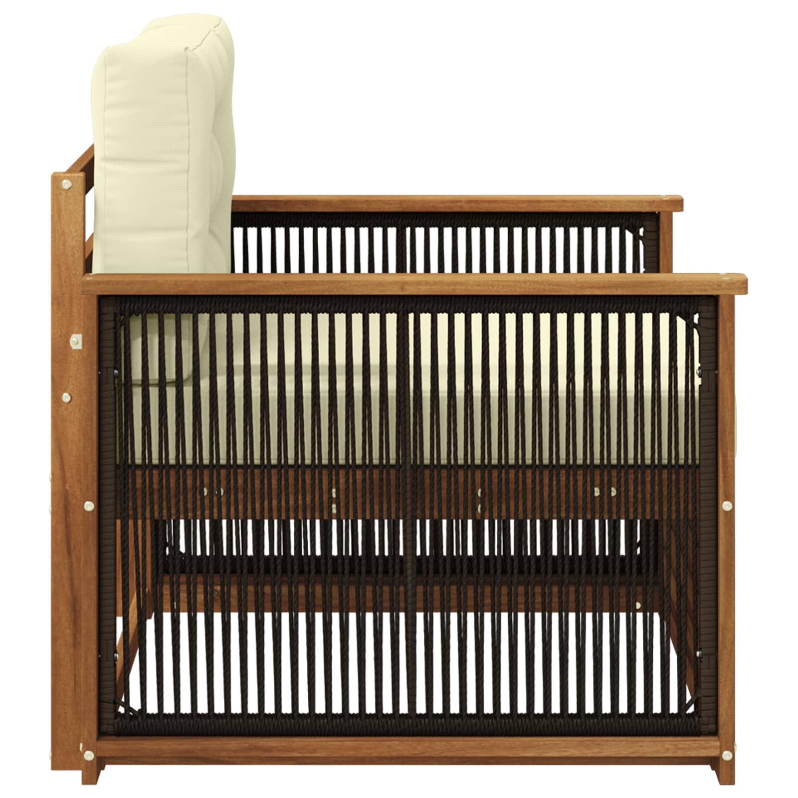 Udendørs Mellem Sofa Naturfarvet