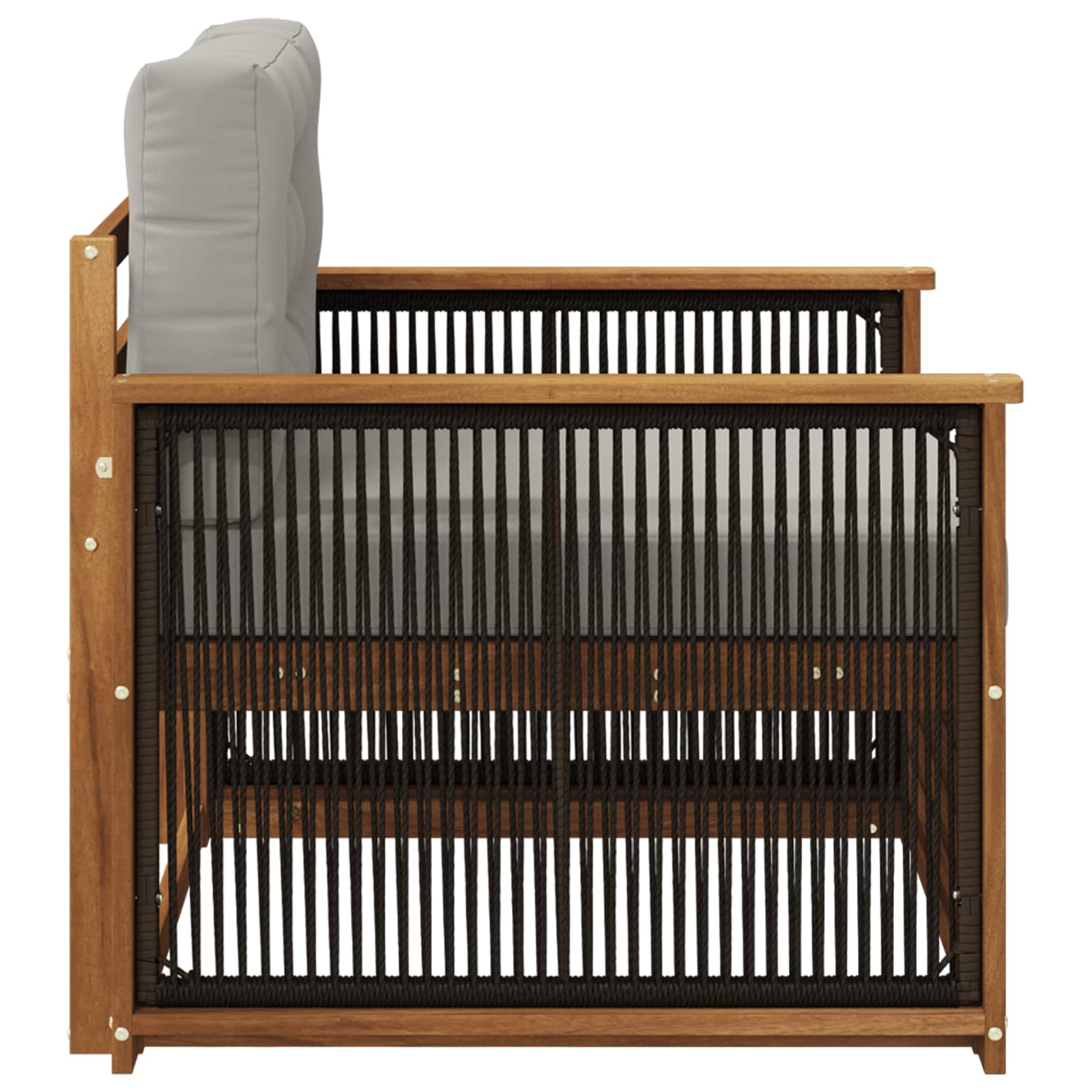 Udendørs Mellem Sofa Naturfarvet