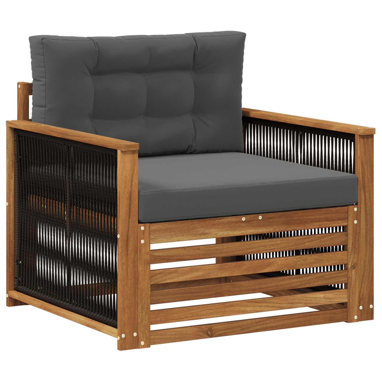 Udendørs Mellem Sofa Naturfarvet