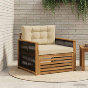 Udendørs Mellem Sofa Naturfarvet