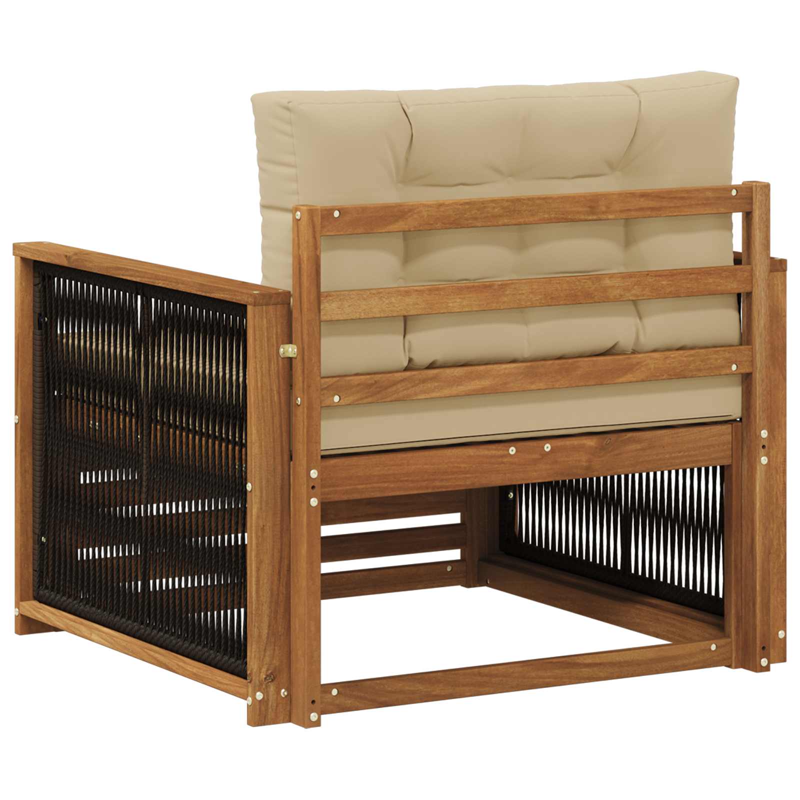 Udendørs Mellem Sofa Naturfarvet