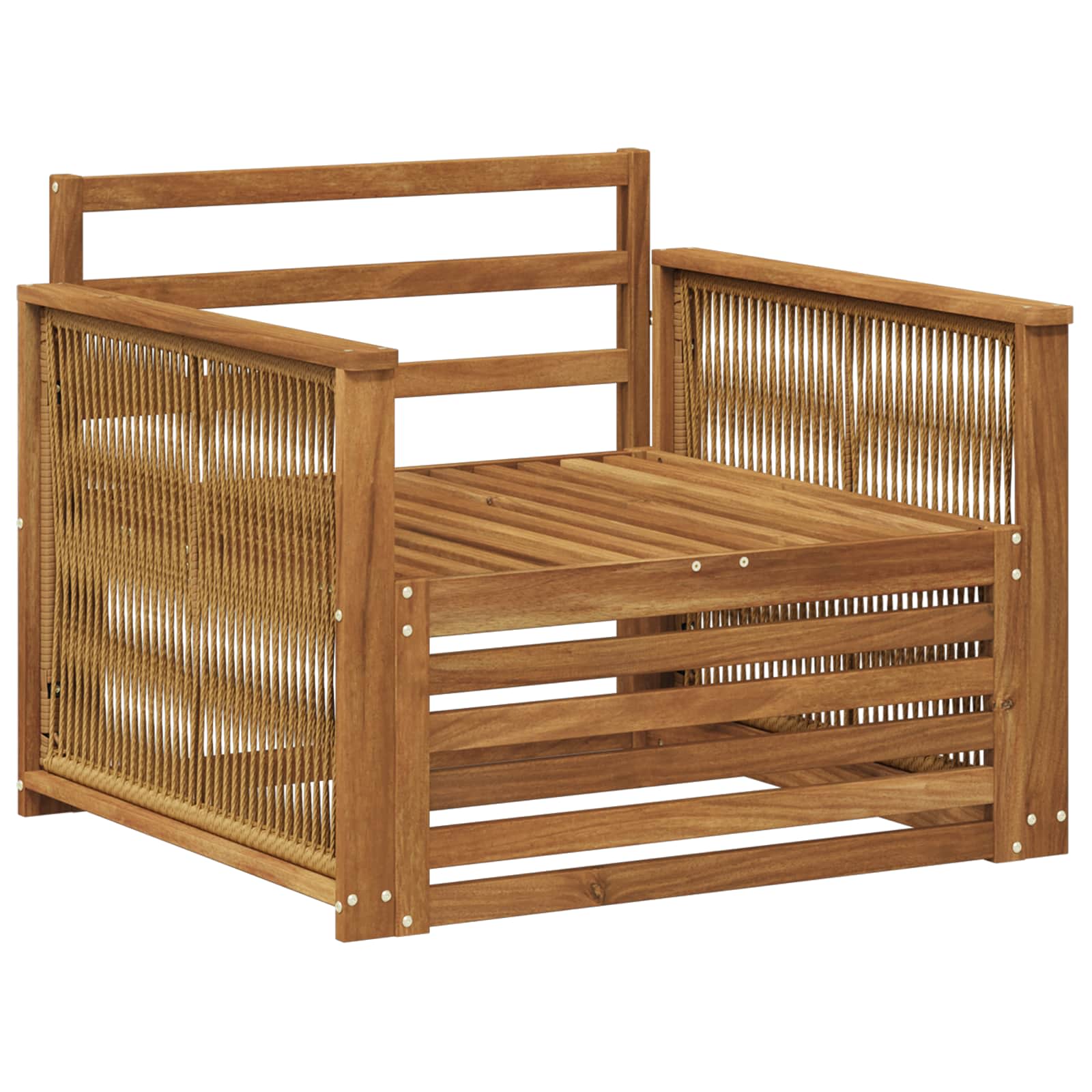 Udendørs Mellem Sofa Naturfarvet