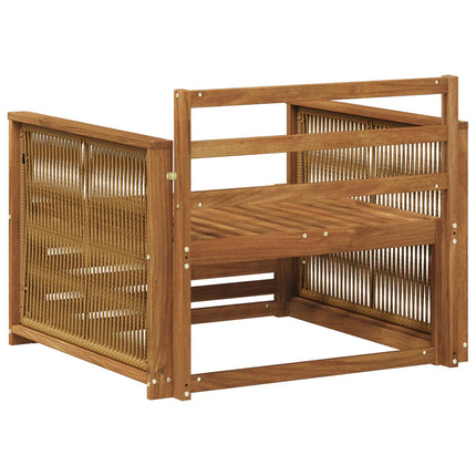 Udendørs Mellem Sofa Naturfarvet