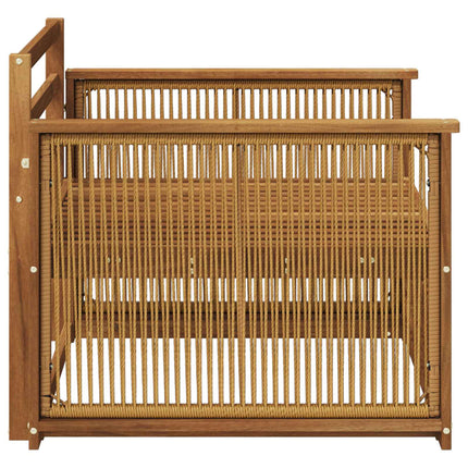 Udendørs Mellem Sofa Naturfarvet
