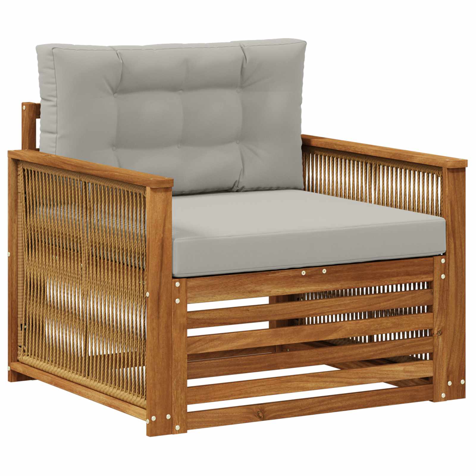 Udendørs Mellem Sofa Naturfarvet